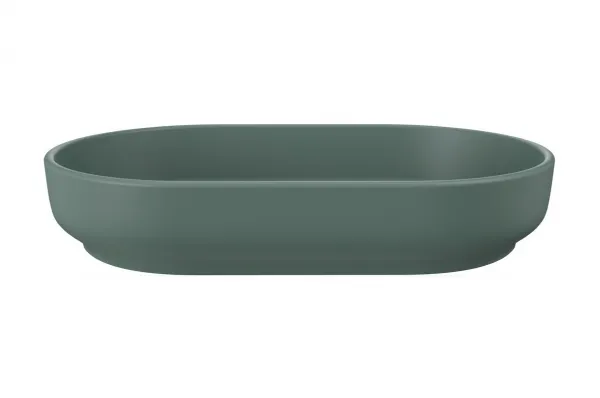 ArtCom Keramické umývadlo RIVER 2 E-6594 | zelený mat 55 x 35 cm