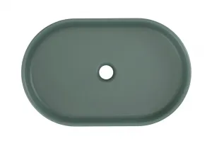 ArtCom Keramické umývadlo RIVER 2 E-6594 | zelený mat 55 x 35 cm