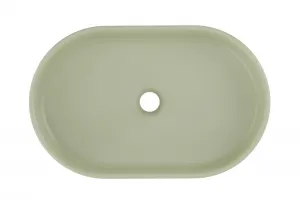 ArtCom Keramické umývadlo RIVER 2 E-6594 | olivový mat 55 x 35 cm