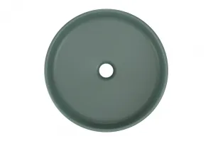 ArtCom Keramické umývadlo RIVER 1 E-6595 | zelený mat 40 cm