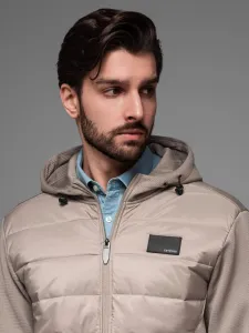 Prechodná bunda pre mužov popolavá