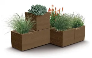 Prosperplast Květináč MADEIRA EKO bílý, varianta 77 cm