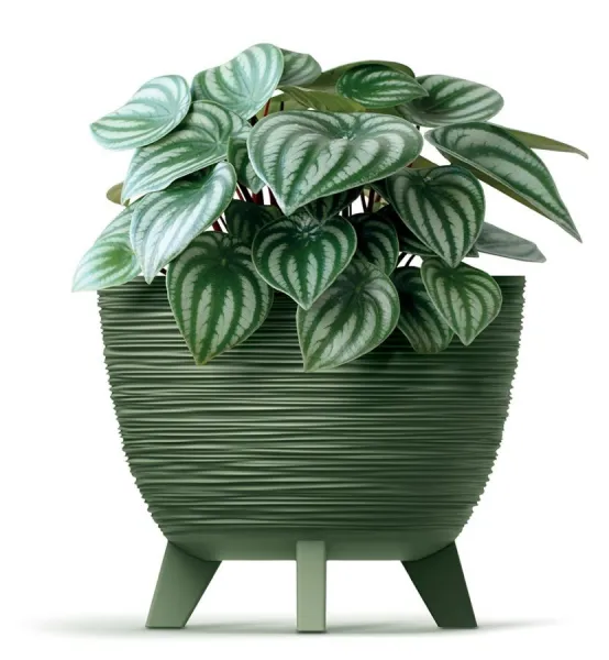 Prosperplast Kvetináč FURA I zemitá zelená, variant 29 cm