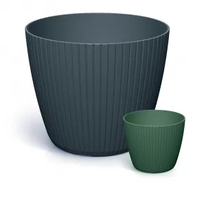 Prosperplast Kvetináč LAMIE antracit, variant 34 cm