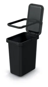 Prosperplast Odpadkový kôš Systém 12 L čierny
