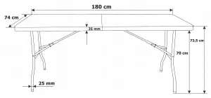 Rozkladací set FETA biely 180 cm + 6 stoličiek BASICO
