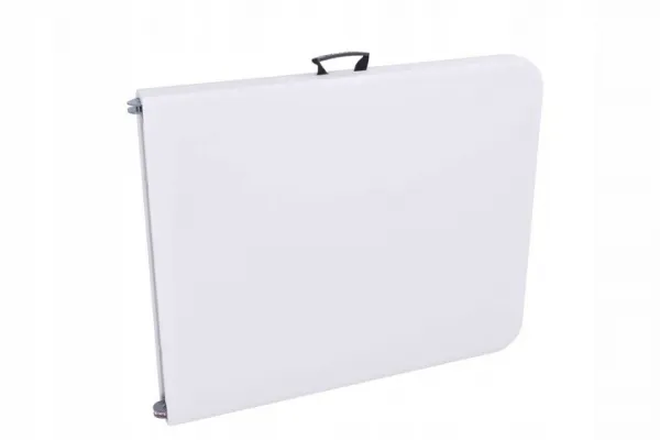Rozkladací set FETA biely 180 cm + 6 stoličiek BASICO