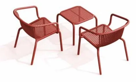 Prosperplast Záhradná stolička BRENES 52x53x82,5 cm biela