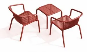 Prosperplast Záhradná stolička BRENES 52x53x82,5 cm biela
