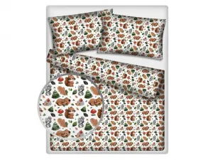 Bavlnené obliečky VEVERIČKY do detskej izby Zvoľte rozmer: 90x130 / 40x60