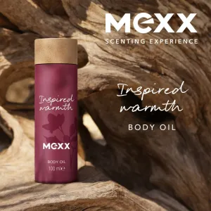 Mexx Inspired Warmth telový olej s parfumáciou 100 ml