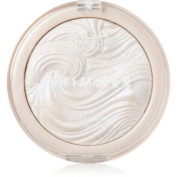 MUA Makeup Academy Shimmer kompaktný púdrový rozjasňovač odtieň Pearlescent Sheen 8 g