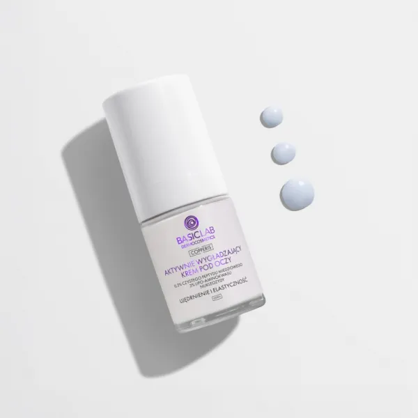 BasicLab Dermocosmetics Copperis vyhladzujúci očný krém na deň 18 ml