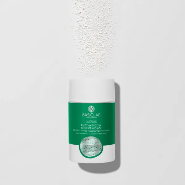 BasicLab Dermocosmetics Micellis enzymatický peeling pre mastnú a problematickú pleť 35 g
