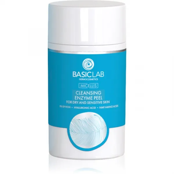 BasicLab Dermocosmetics Micellis jemný enzymatický peeling pre suchú až citlivú pleť 35 g