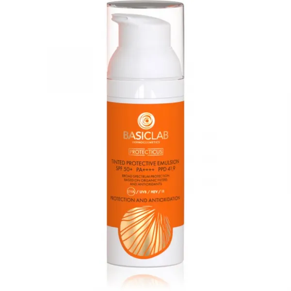 BasicLab Dermocosmetics Protecticus tónovaná emulzia SPF 50+ 50 ml