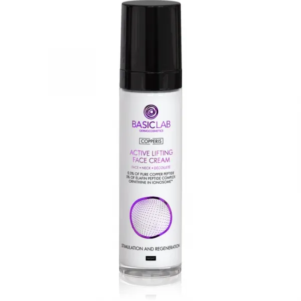 BasicLab Dermocosmetics Copperis aktívny liftingový krém na noc 50 ml