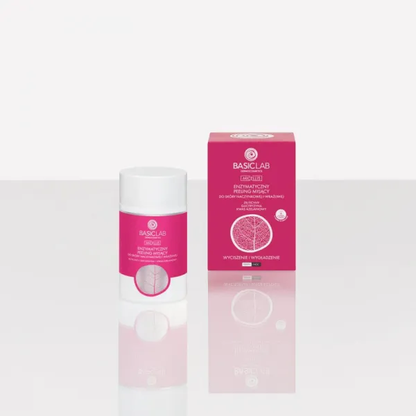 BasicLab Dermocosmetics Micellis enzymatický peeling proti začervenaniu pleti 35 g