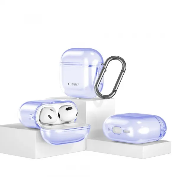 Tech-Protect FlexAir obal, Apple AirPods 4, fialový