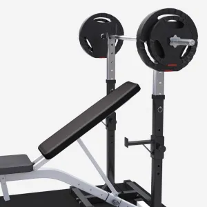 Gorilla Sports Sada tréningovej lavice + závažia, 75 kg