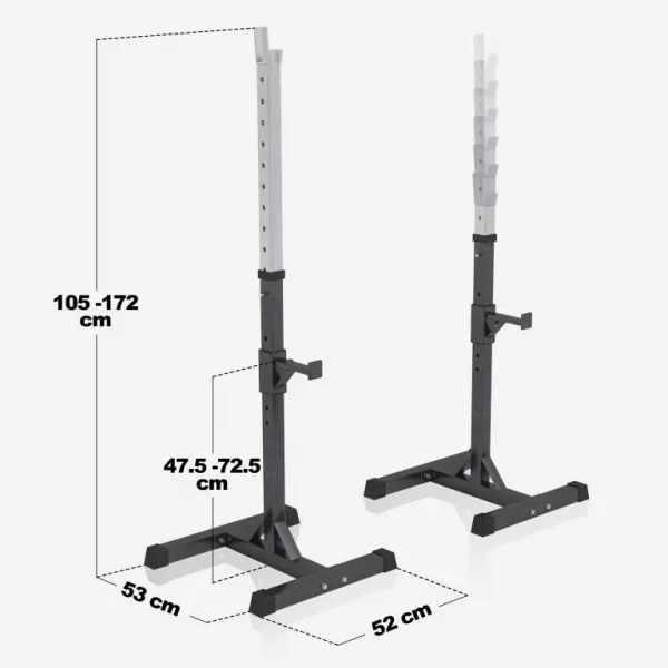 Gorilla Sports Sada tréningovej lavice + závažia, 75 kg