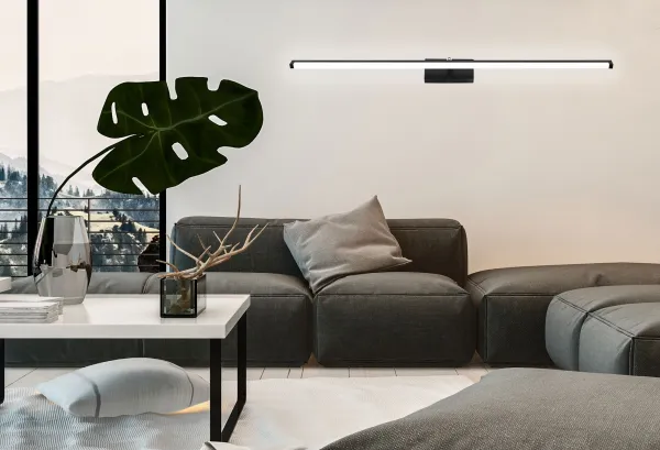 TooLight Kúpeľňové svietidlo 20W 100CM APP375-1W čierne