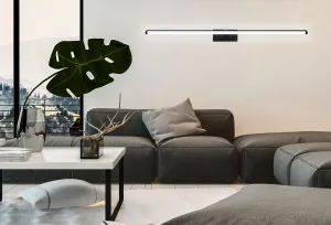 TooLight Kúpeľňové svietidlo 20W 100CM APP375-1W čierne