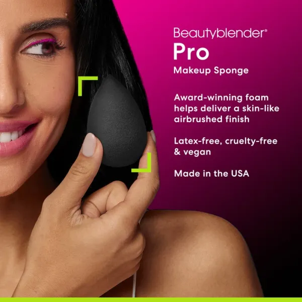 beautyblender® Original hubka na make-up Pro Black 1 ks