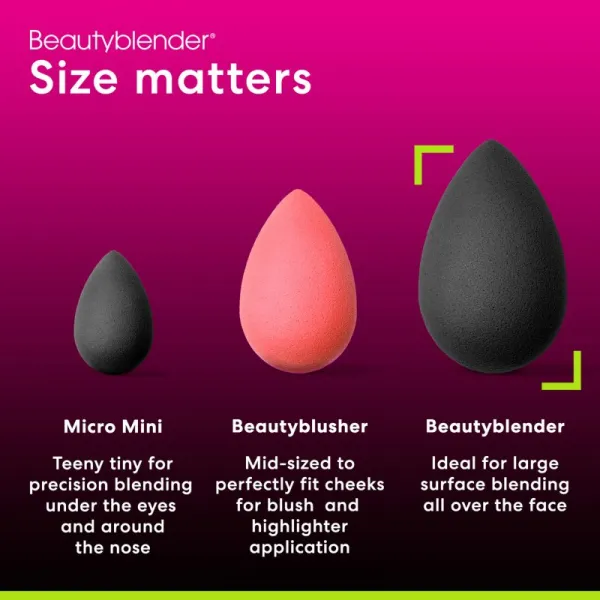 beautyblender® Original hubka na make-up Pro Black 1 ks