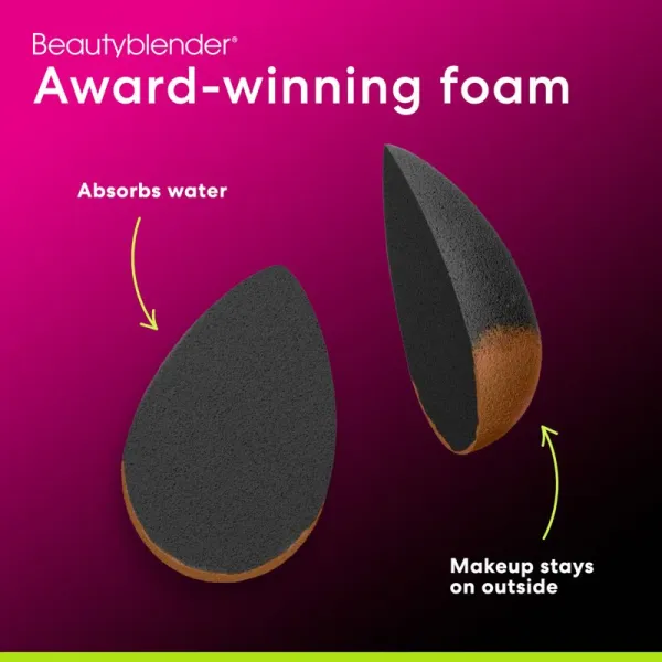 beautyblender® Original hubka na make-up Pro Black 1 ks