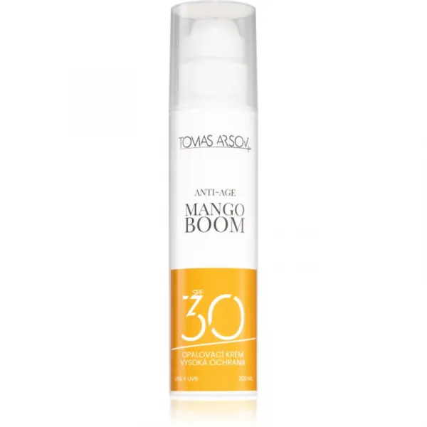 Tomas Arsov Mango Boom opaľovací krém na telo a tvár 200 ml