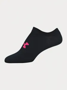Sada šesti Čierných holčičích ponožek Essential Under Armour