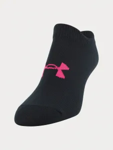 Sada šesti Čierných holčičích ponožek Essential Under Armour