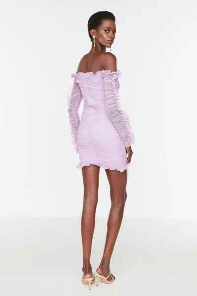 Dámske šaty Trendyol Tulle Detailed