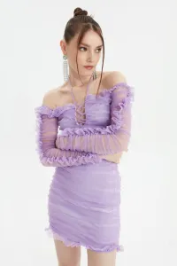 Dámske šaty Trendyol Tulle Detailed