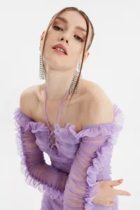Dámske šaty Trendyol Tulle Detailed