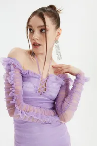 Dámske šaty Trendyol Tulle Detailed