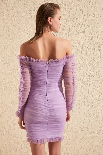 Dámske šaty Trendyol Tulle Detailed