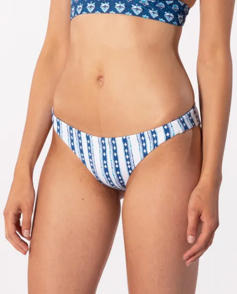 Bikiny dámske spodný diel Rip Curl NAVY BEACH REVERSIBLE CHEEKY