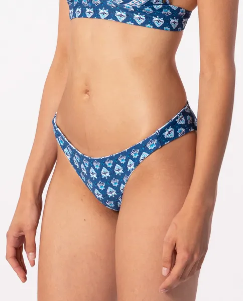 Bikiny dámske spodný diel Rip Curl NAVY BEACH REVERSIBLE CHEEKY