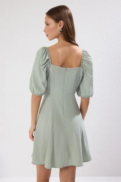 Dámske šaty Trendyol TWOSS20EL2314/Camel
