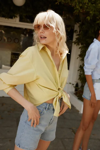 Dámske kraťasy Trendyol Denim