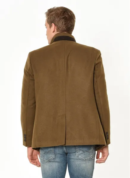 PLT8327 DEWBERRY MEN'S COAT-CAMEL