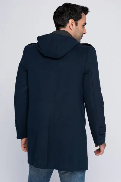 PLT8334 DEWBERRY MEN'S COAT-NAVY BLUE
