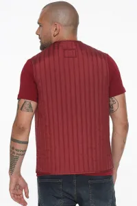 Y8611 DEWBERRY MEN'S VEST-BURGUNDY