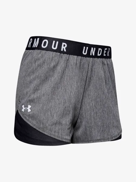 Šedé športové kraťasy Under Armour Play Up Twist Shorts 3.0