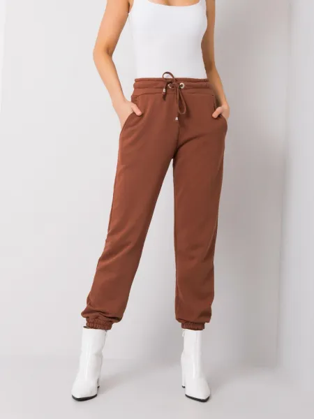 Sweatpants-RV-DR-6120.03P-dark brown