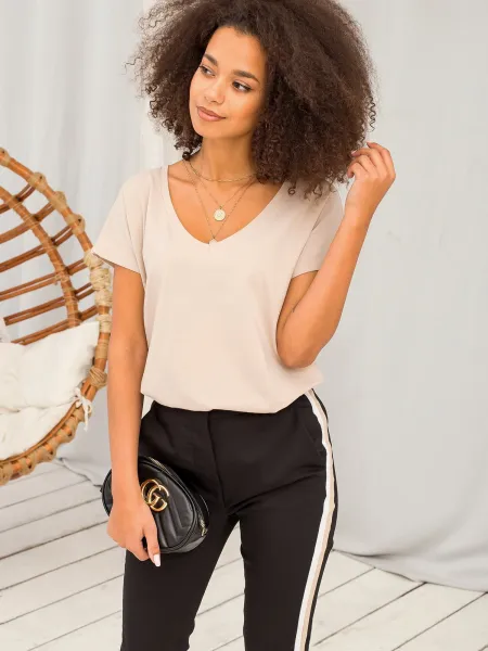 T-shirt-RV-TS-4832.01P-beige