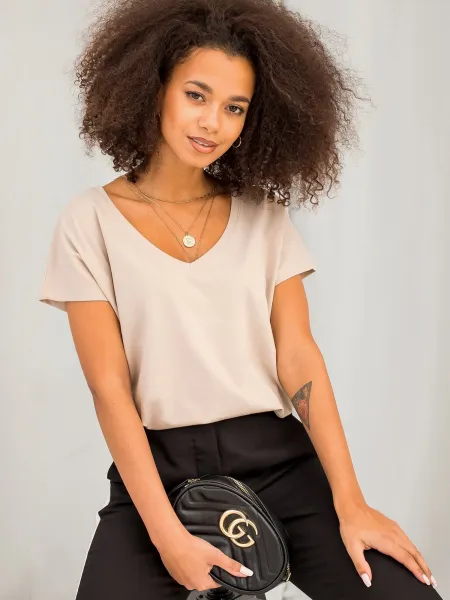 T-shirt-RV-TS-4832.01P-beige