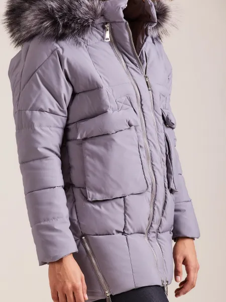 Dámska bunda Fashionhunters Hooded